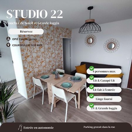 Studio 22 - Coucher De Soleil & Vue Mer Courseulles-sur-Mer Bagian luar foto
